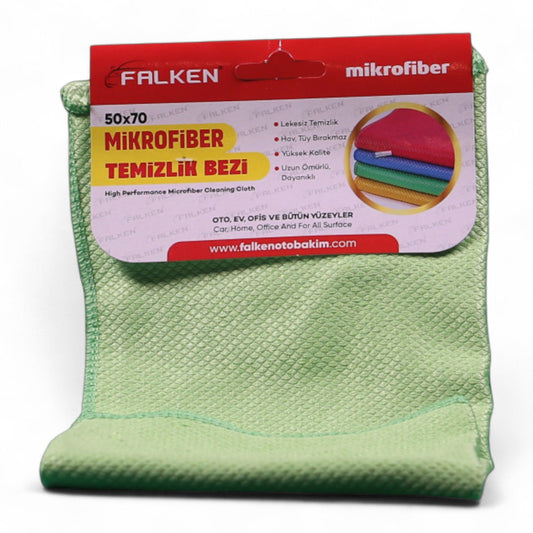Falken Mikrofiber Temizlik Bezi – Yüksek Emicilik ve Lekesiz Temizlik 50x70 cm - Aydem Global